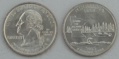 Usa state quarter 2005 - usa,