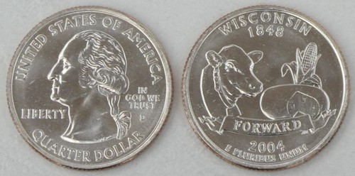 Usa state quarter 2004 - usa,