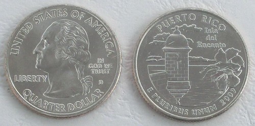Usa state quarter 2009 - state, puerto