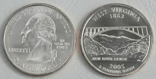 Usa state quarter 2005 west - 2005,