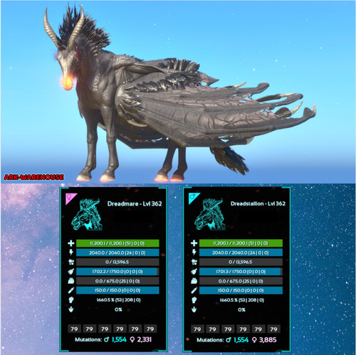 Top stat dreadmare - top, paarung