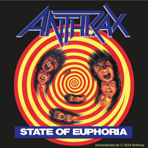 Anthrax aufkleber state - aufkleber,