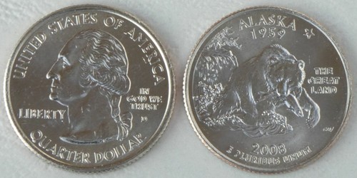 Usa state quarter - 2008, alaska