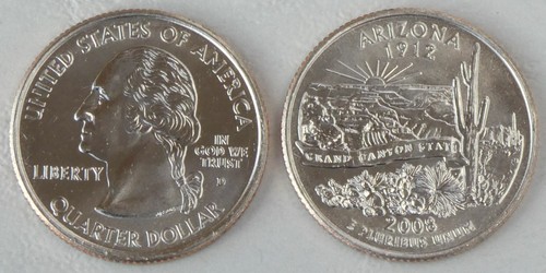 Usa state quarter 2008 arizona - usa,