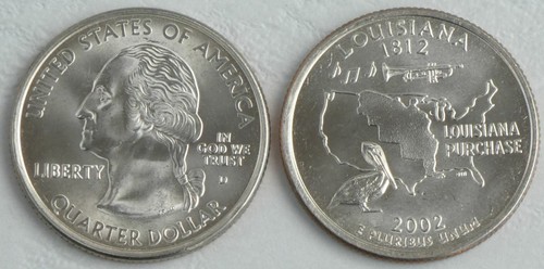 Usa state quarter 2002 - usa,