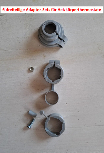 Dreiteilige adapter sets - 6, adapter-sets