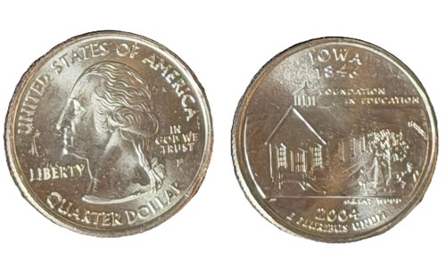 Usa 2004 iowa state - 2004, quarter
