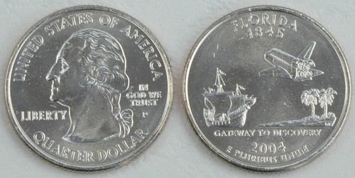 Usa state quarter 2004 florida - usa,