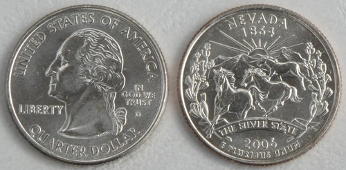 Usa state quarter 2006 - quarter, nevada