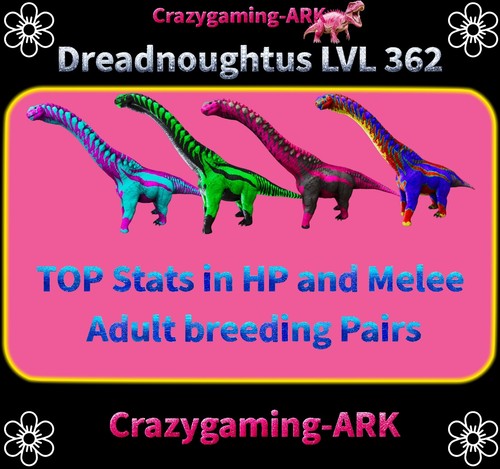 Asa top stat dreadnoughtus lvl - asa,
