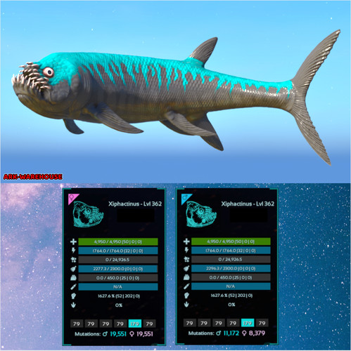 Top stat xiphactinus - stat,